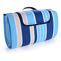 Los mejores  - EKKONG Manta Picnic Impermeable- 200 x 200cm- Alfombra Colchón para Camping Playa Jardín Impermeable Plegable (Correa…